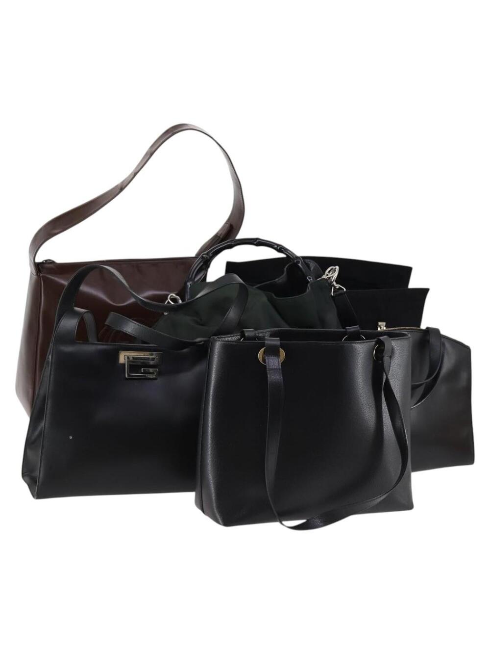 Gucci Shoulder Bag Nylon Enamel Leather #344258G66B